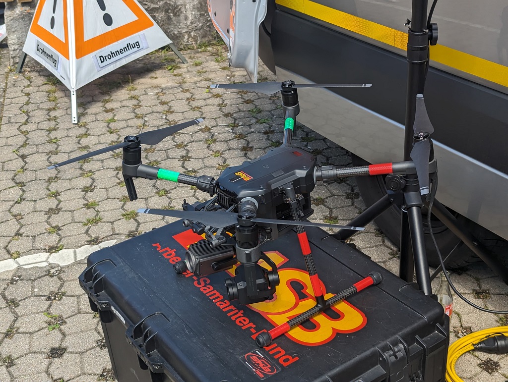 ASB-Drohnenstaffel beim „Drone Soccer School Cup“ in Bruchsal