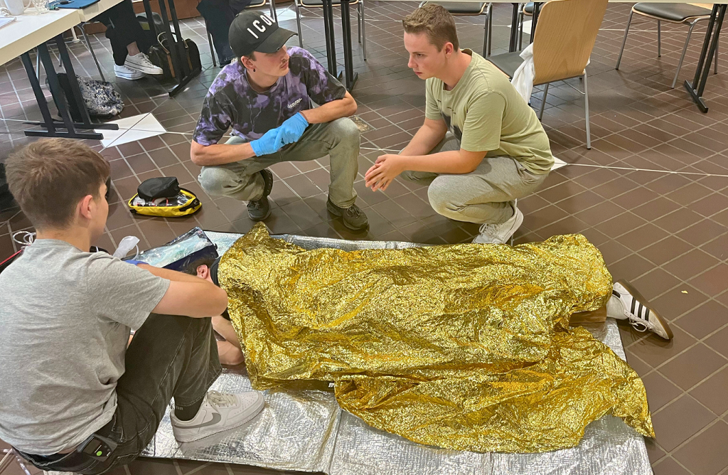 Sanitätsausbildung erfolgreich gemeistert